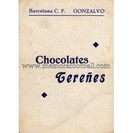 "GONZALVO" Barcelona C.F. 1950-1952 cromo