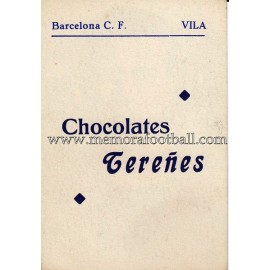 "VILA" Barcelona C.F. 1950-1952 card