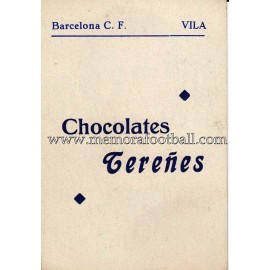 "VILA" Barcelona C.F. 1950-1952 cromo