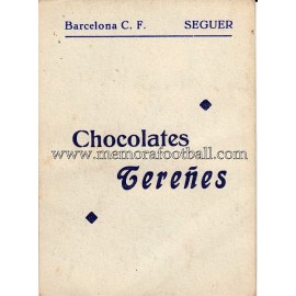 "SEGUER" Barcelona C.F. 1950-1952 card
