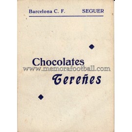 "SEGUER" Barcelona C.F. 1950-1952 cromo