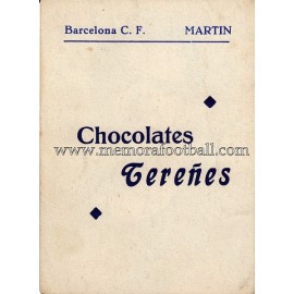 "MARTÍN" Barcelona C.F. 1950-1952 card