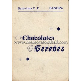 "BASORA" Barcelona C.F. 1950-1952 card