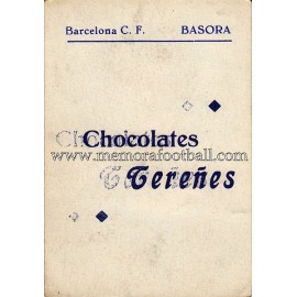 "BASORA" Barcelona C.F. 1950-1952 cromo
