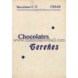 "CÉSAR" Barcelona C.F. 1950-1952 cromo