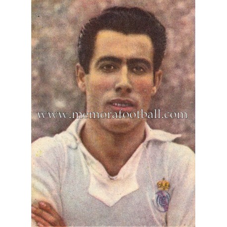"PAHIÑO" Real Madrid 1950-1952 card