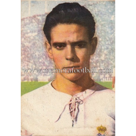 "ZÁRRAGA" Real Madrid 1950-1952 card