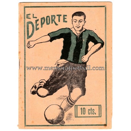 "EL DEPORTE" Spanish Magazine, February 12, 1925