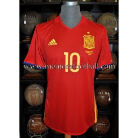 "THIAGO" Spain vs England 15-11-2016 match worn shirt