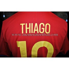 "THIAGO" Spain vs England 15-11-2016 match worn shirt