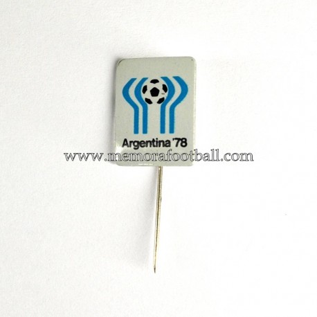 Insignia de aguja del Campeonato Mundial del Fútbol Argentina 1978