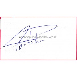 "DUSCHER" Deportivo de la Coruña Autograph