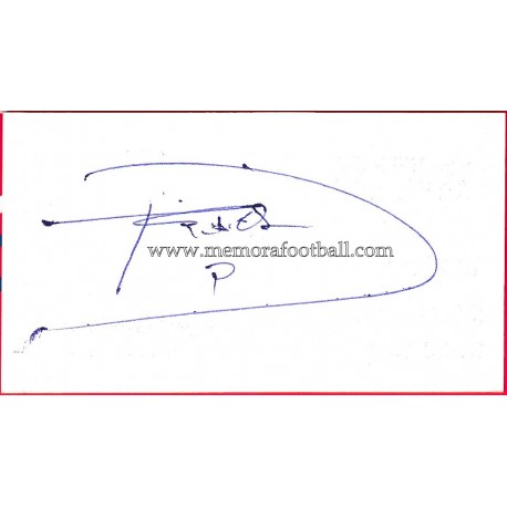 "DIEGO TRISTÁN" Deportivo de la Coruña Autograph