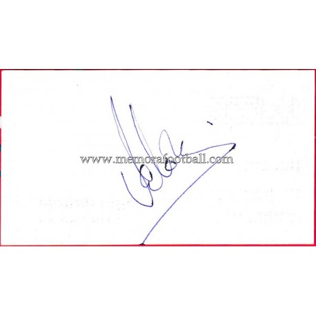 "VALERÓN" Deportivo de la Coruña Autograph