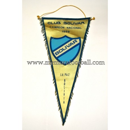 1990s CLUB BOLIVAR (Bolivia) pennant