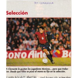 "PEP GUARDIOLA" FC Barcelona signed press clipping