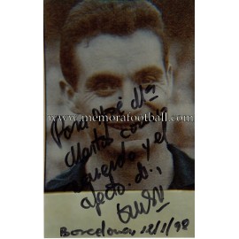 "FUSTÉ" FC Barcelona signed and dedicated photo