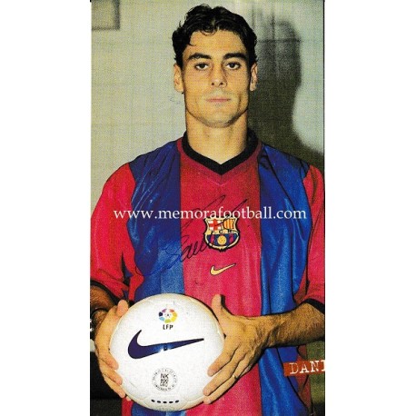 "DANI" FC Barcelona signed press clipping