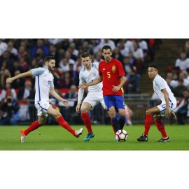"SERGIO BUSQUETS" Spain vs England 15-11-2016 match worn shirt