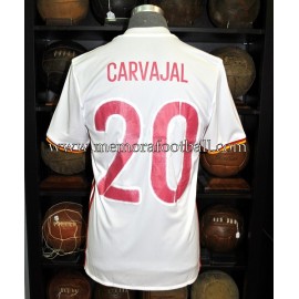 "CARVAJAL" Spain vs France 28-03-2017 match worn shirt