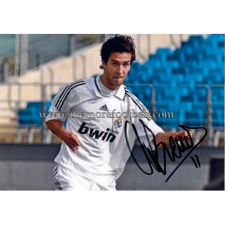  "ALBERTO BUENO" Real Madrid CF fotografía firmada