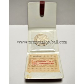 Medalla de plata 75 Aniversario del FC Barcelona 1899-1974 