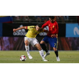 "MORATA" Spain vs Colombia 07-06-2017 match worn shirt