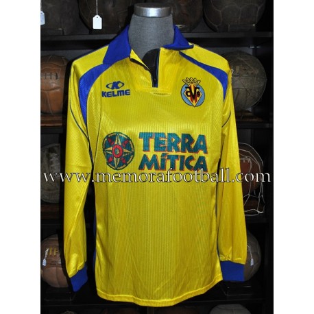 "GERARDO" Villareal CF LFP 1999-00 match worn shirt