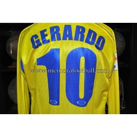 "GERARDO" Villareal CF LFP 1999-00 match worn shirt