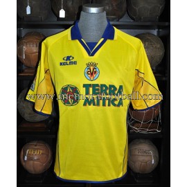 "VÍCTOR" Villareal CF LFP 2001-02 match worn shirt