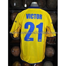 "VÍCTOR" Villareal CF LFP 2001-02 match worn shirt