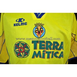 "VÍCTOR" Villareal CF LFP 2001-02 match worn shirt