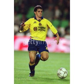 "VÍCTOR" Villareal CF LFP 2001-02 match worn shirt