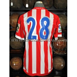 Sporting de Gijón nº28 2012-13 pre-season match worn shirt