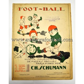 "FOOT-BALL" Musical partiture for piano 1923 (CH. Schumann)