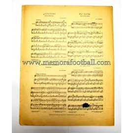 "FOOT-BALL" Musical partiture for piano 1923 (CH. Schumann)