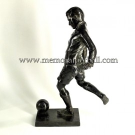 A spelter figure of a footballer 1920-30 United Kingdom