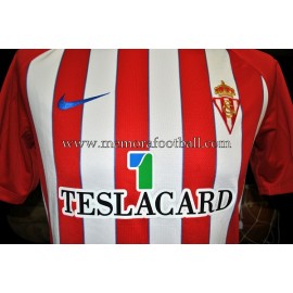 "ALEX BERGANTIÑOS" Sporting de Gijón 13-01-2018 vs Sporting de Gijón match worn shirt