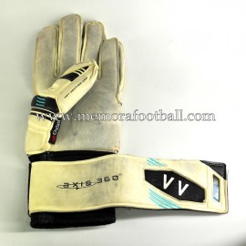 "VÍCTOR VALDÉS" 2014-15 Manchester United match worn gloves