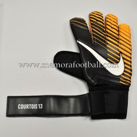 Evacuación Malawi de nuevo Guantes originales de "THIBAUT COURTOIS" Chelsea FC 2017-18