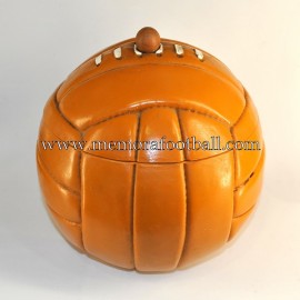 1960s vintage ice bucket in form of old leather football 