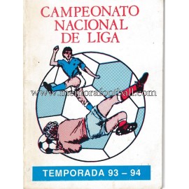 Calendario Campeonato de Liga  1ª, 2ª Y 3ª  Division 1993-1994