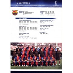 2008/2009 UEFA Champions League Libro de Estadísticas Oficiales