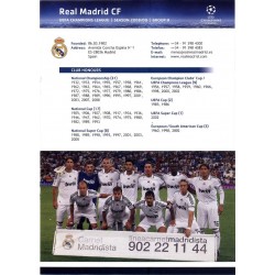 2008/2009 UEFA Champions League Libro de Estadísticas Oficiales