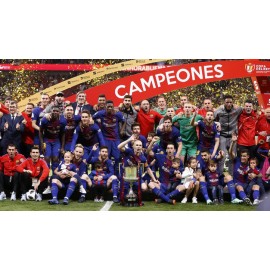 FC BARCELONA Spanish FA Cup Player Trophy 2017-2018
