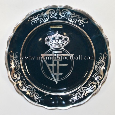 Real Federación Española de Fútbol ceramic plate, 1970s