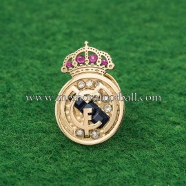 REAL MADRID CF gold and diamonds badge