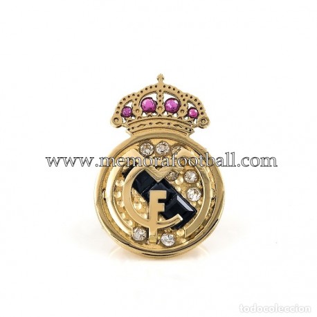 REAL MADRID CF gold and diamonds badge