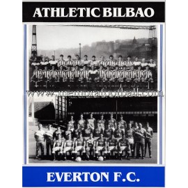 Programa del partido Everton v Atlético de Bilbao 04-04-1989