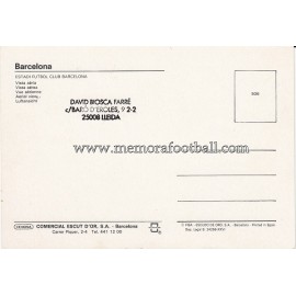 Camp Nou Stadium (FC Barcelona) 1970s postcard